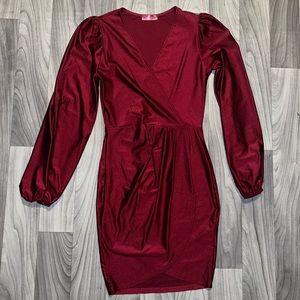 Burgundy Dress